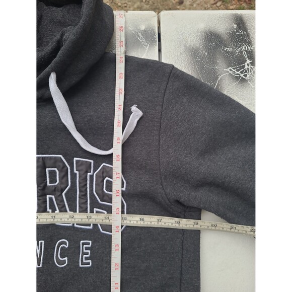 Vtg Y2k Paris France Zip Hoodie Sweatshirt Travel - Picture 5 of 6